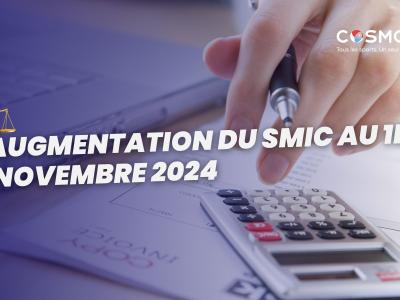 Augmentation SMIC au 1er novembre